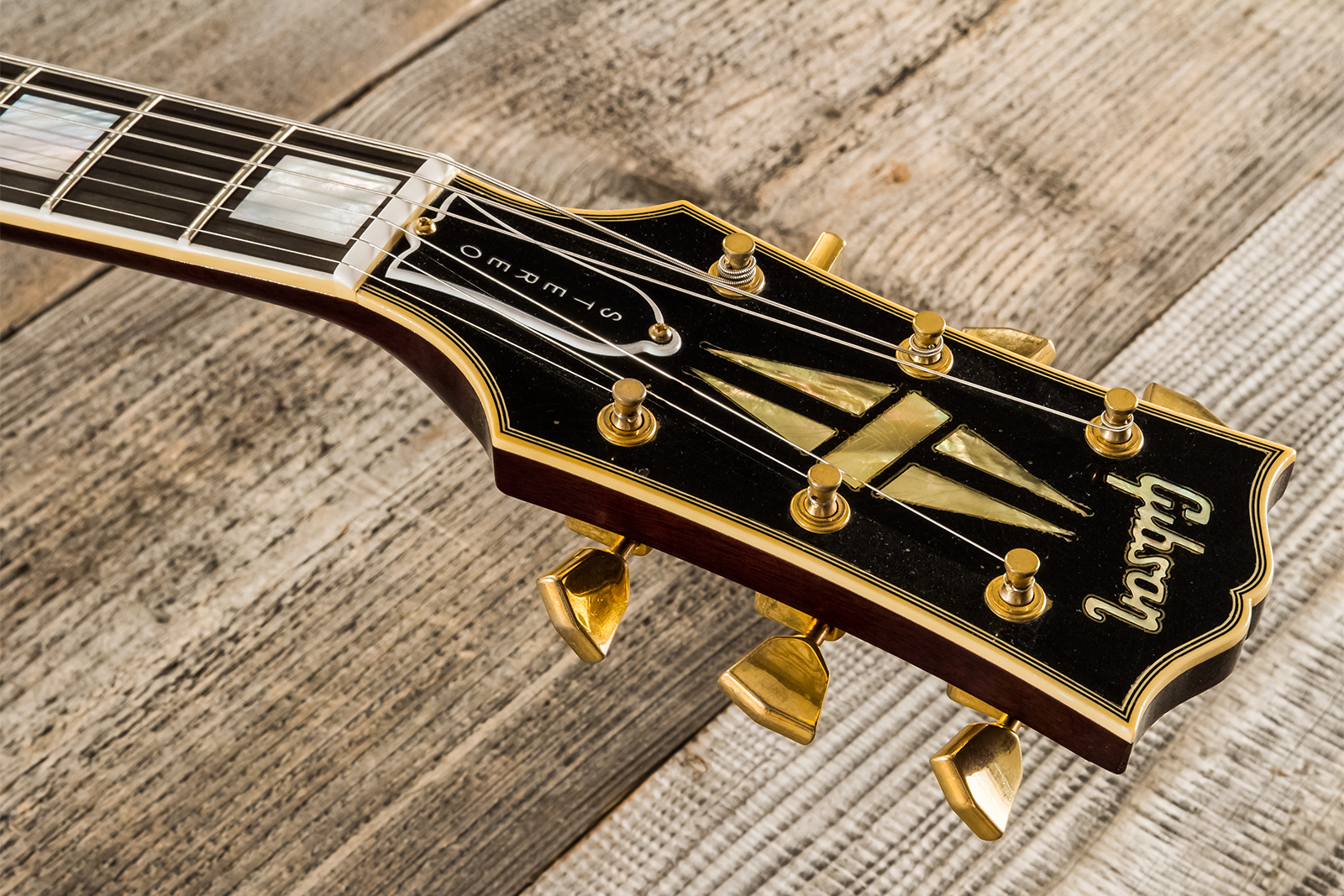 Gibson Custom Shop Bb King Es355 1974 Rumble In The Jungle 2h Trem Eb #bbes33523 - Murphy Lab Light Aged Walnut - Semi-Hollow E-Gitarre - Variation 7