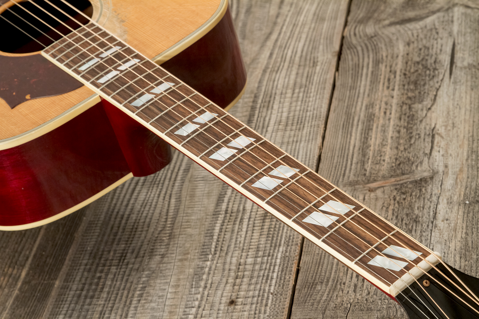 Gibson Custom Shop Country Western 1963 Dreadnought Epicea Acajou Rw - Murphy Lab Heavy Aged Smoked Natural - Folk-Gitarre - Variation 9