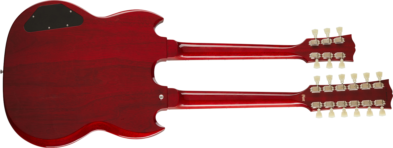 Gibson Custom Shop Eds-1275 Double Neck 2h Ht Rw - Cherry Red - Doppelhals E-Gitarre - Variation 1