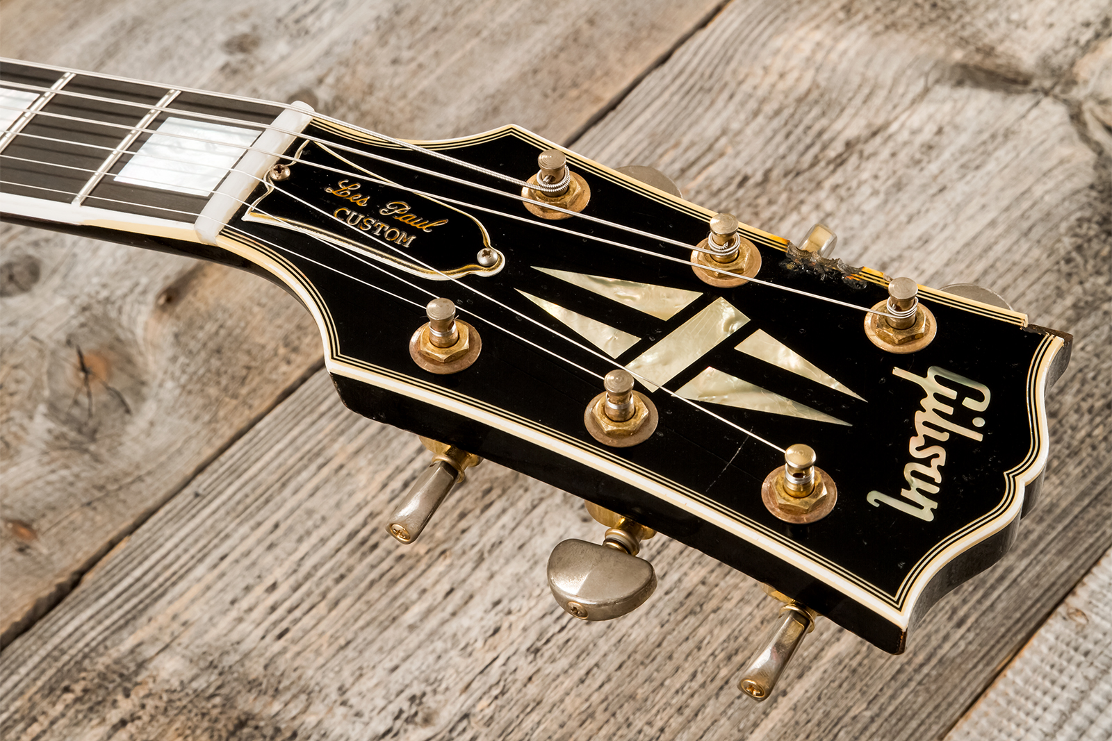 Gibson Custom Shop Eric Clapton Les Paul Custom 1958 Signature 2h Ht Eb #ec027 - Murphy Lab Ebony - Single-Cut-E-Gitarre - Variation 27