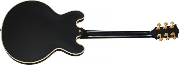 Semi-hollow e-gitarre Gibson Custom Shop 1959 ES-355 Reissue - ebony