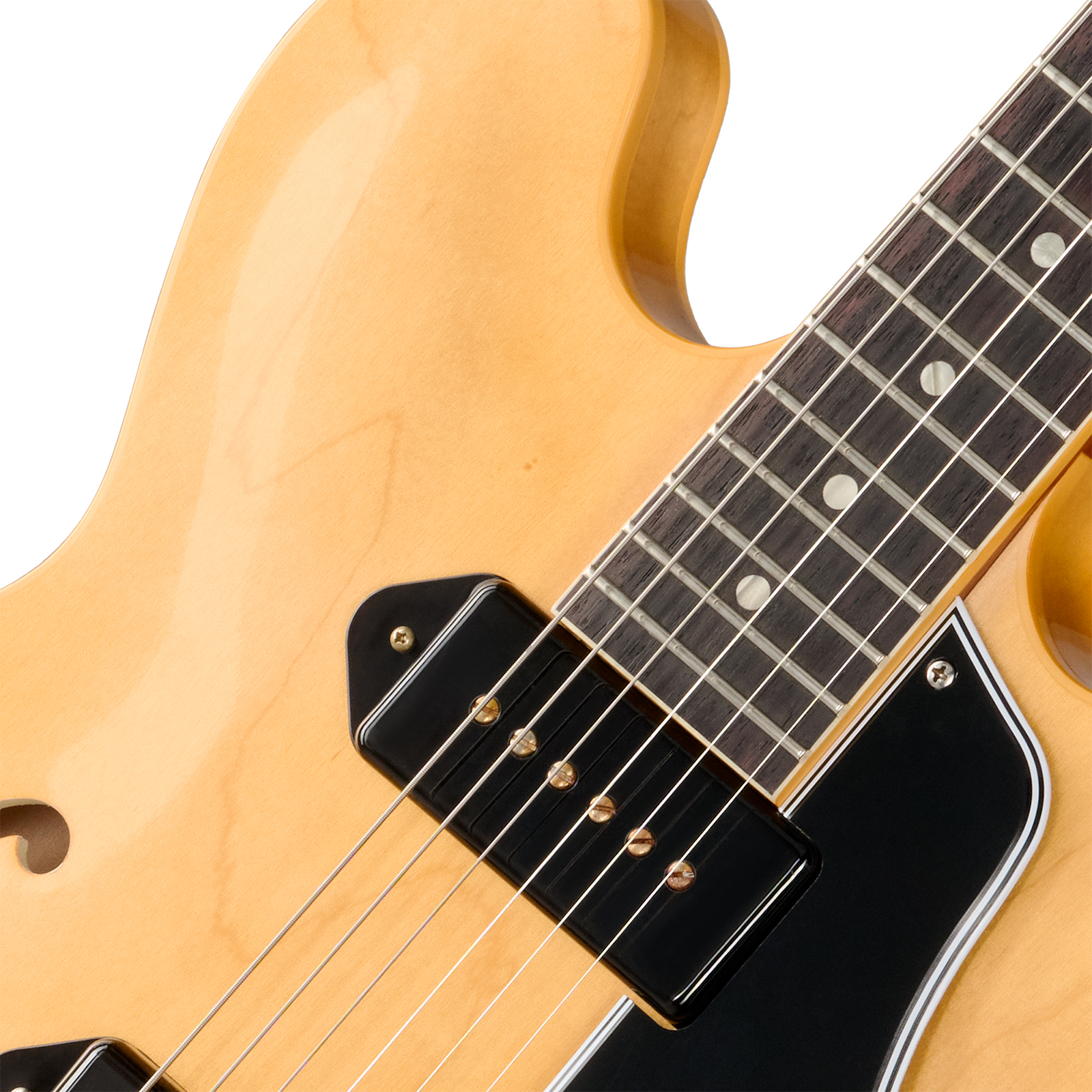 Gibson Custom Shop Es330 1959 Reissue Historic 2s P90 Ht Rw - Vintage Natural (vos Hardware) - Semi-Hollow E-Gitarre - Variation 2