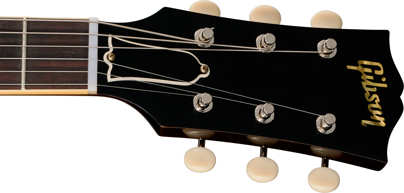 Gibson Custom Shop Es330 1959 Reissue Historic 2s P90 Ht Rw - Vintage Burst (vos Hardware) - Semi-Hollow E-Gitarre - Variation 4