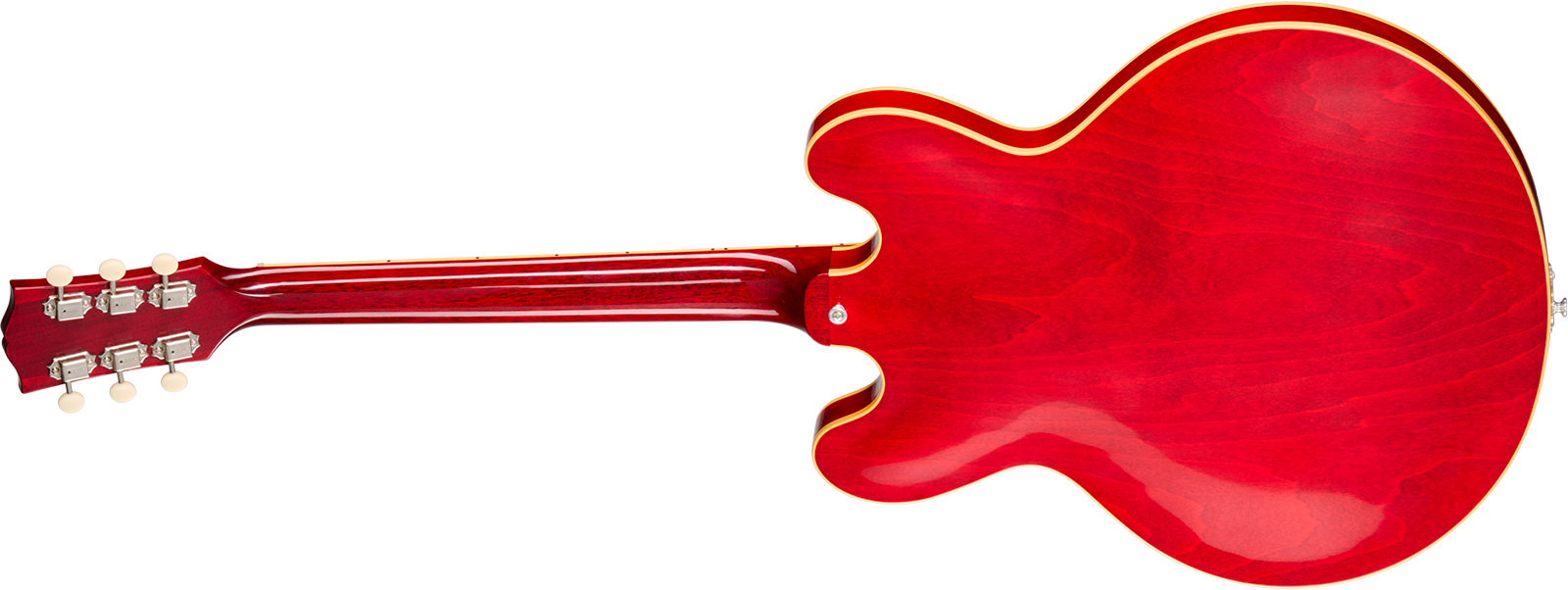 Gibson Custom Shop Es330 1962 Reissue Historic 2s P90 Ht Rw - Sixties Cherry - Semi-Hollow E-Gitarre - Variation 1