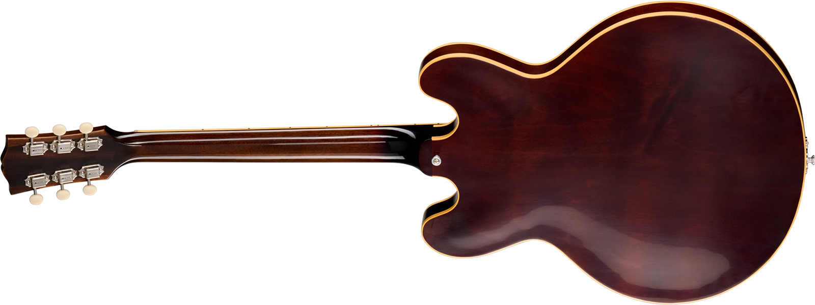 Gibson Custom Shop Es330 1962 Reissue Historic 2s P90 Ht Rw - Vintage Burst - Semi-Hollow E-Gitarre - Variation 1