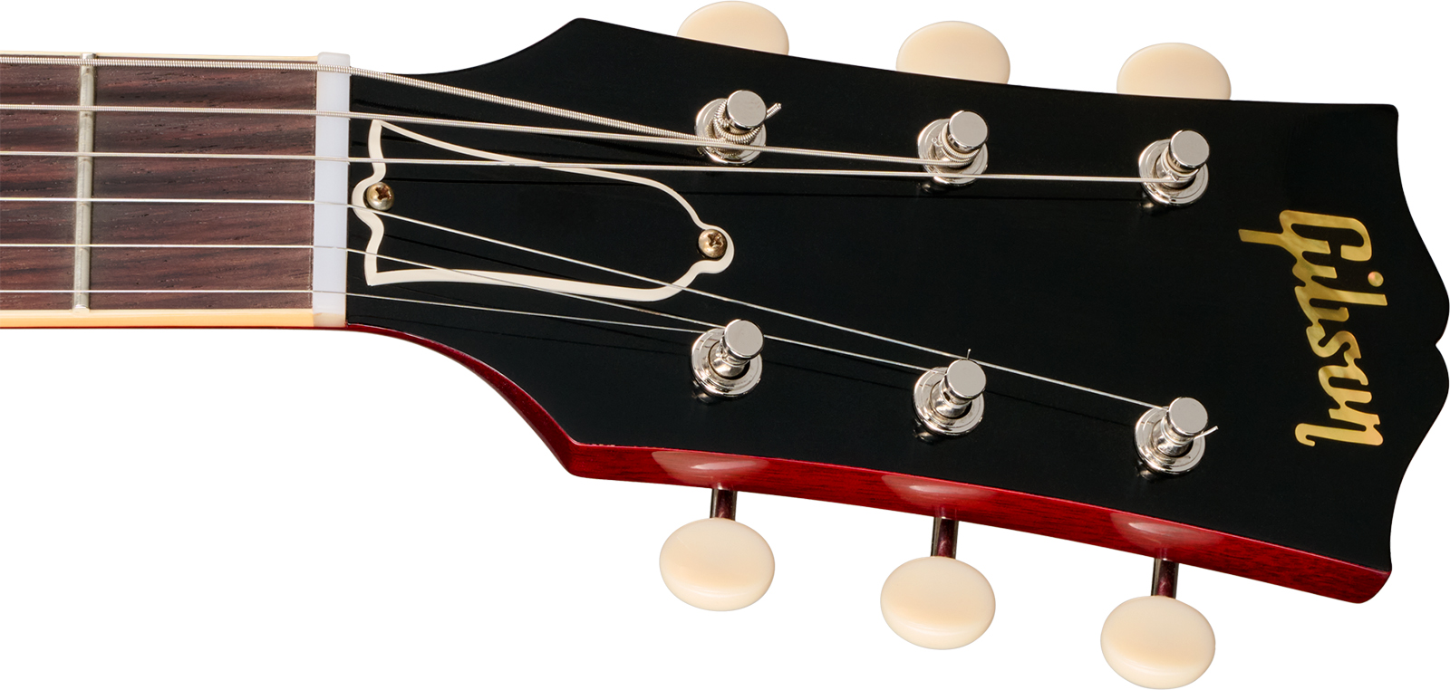 Gibson Custom Shop Es330 1962 Reissue Historic 2s P90 Ht Rw - Sixties Cherry - Semi-Hollow E-Gitarre - Variation 4