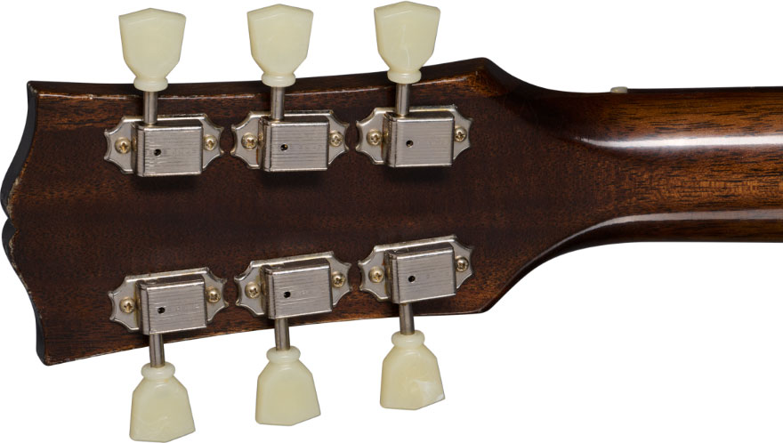 Gibson Custom Shop Es335 1958 Reissue Ltd 2h Ht Rw - Murphy Lab Light Aged Tri-burst - Semi-Hollow E-Gitarre - Variation 4