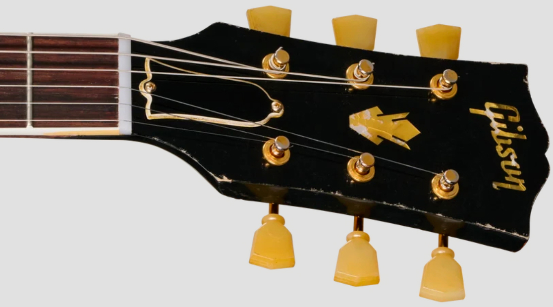 Gibson Custom Shop Es345 Reissue 1959 Bigsby 2h Trem Eb - Murphy Lab Heavy Aged Ebony - Semi-Hollow E-Gitarre - Variation 5