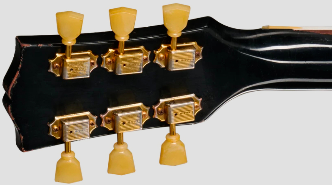 Gibson Custom Shop Es345 Reissue 1959 Bigsby 2h Trem Eb - Murphy Lab Heavy Aged Ebony - Semi-Hollow E-Gitarre - Variation 6
