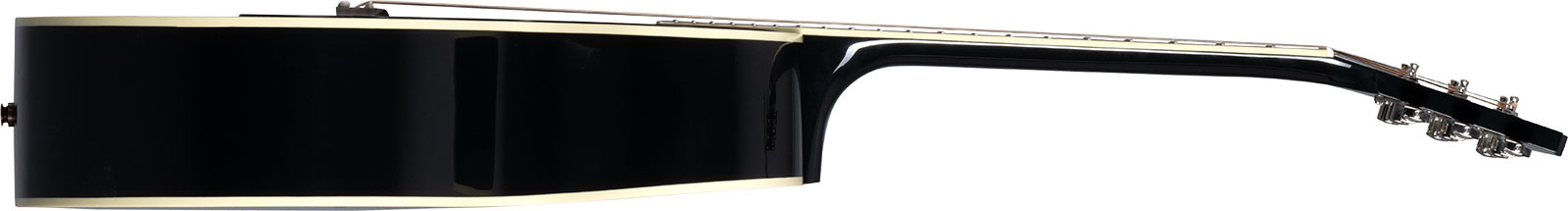Gibson Custom Shop Everly Brothers J-180 Signature Jumbo Epicea Erable Rw - Ebony - Elektroakustische Gitarre - Variation 2