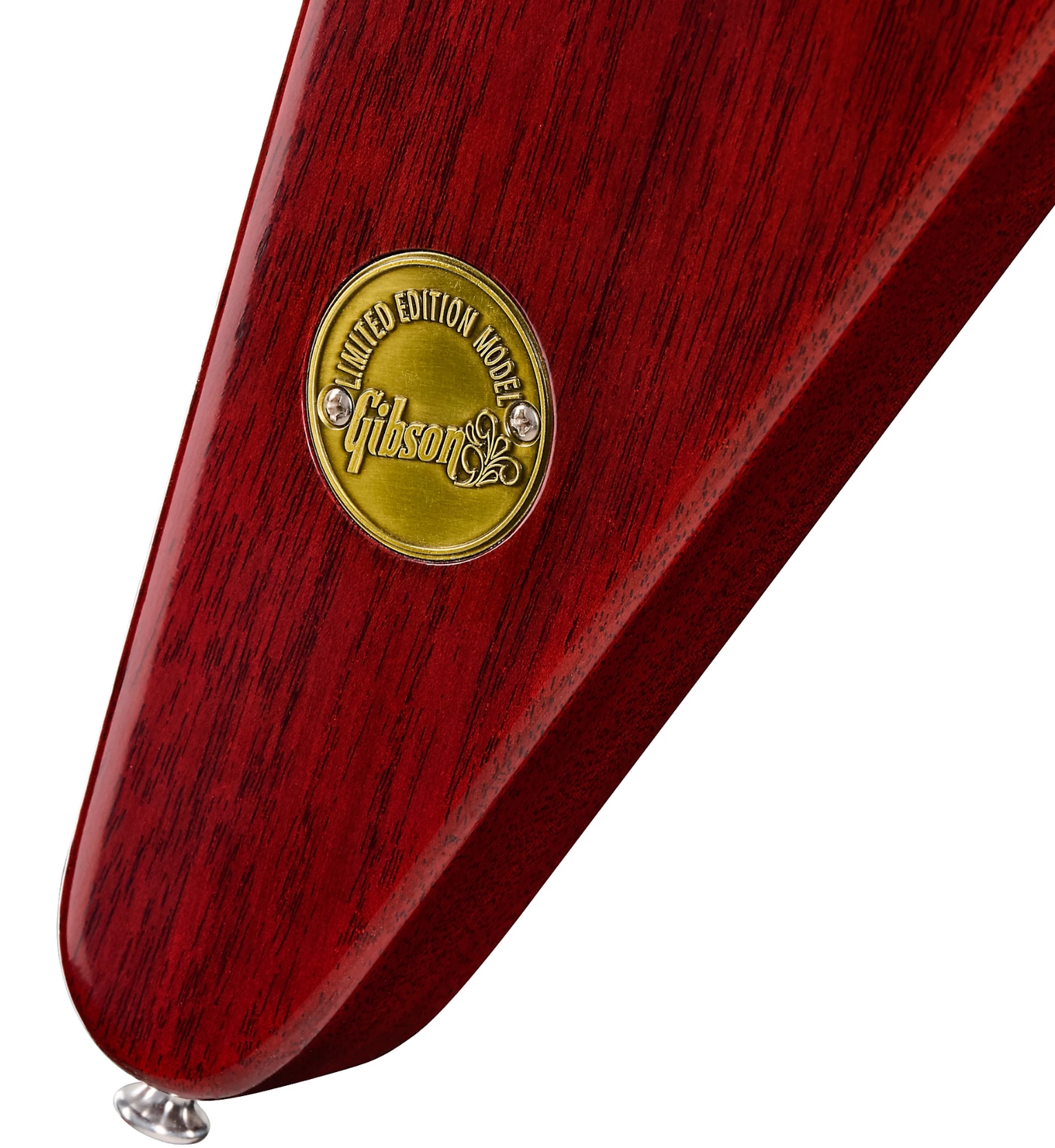 Gibson Custom Shop Flying V 1971 Reissue 2h Ht Rw - Medallion Cherry - Retro-Rock-E-Gitarre - Variation 4
