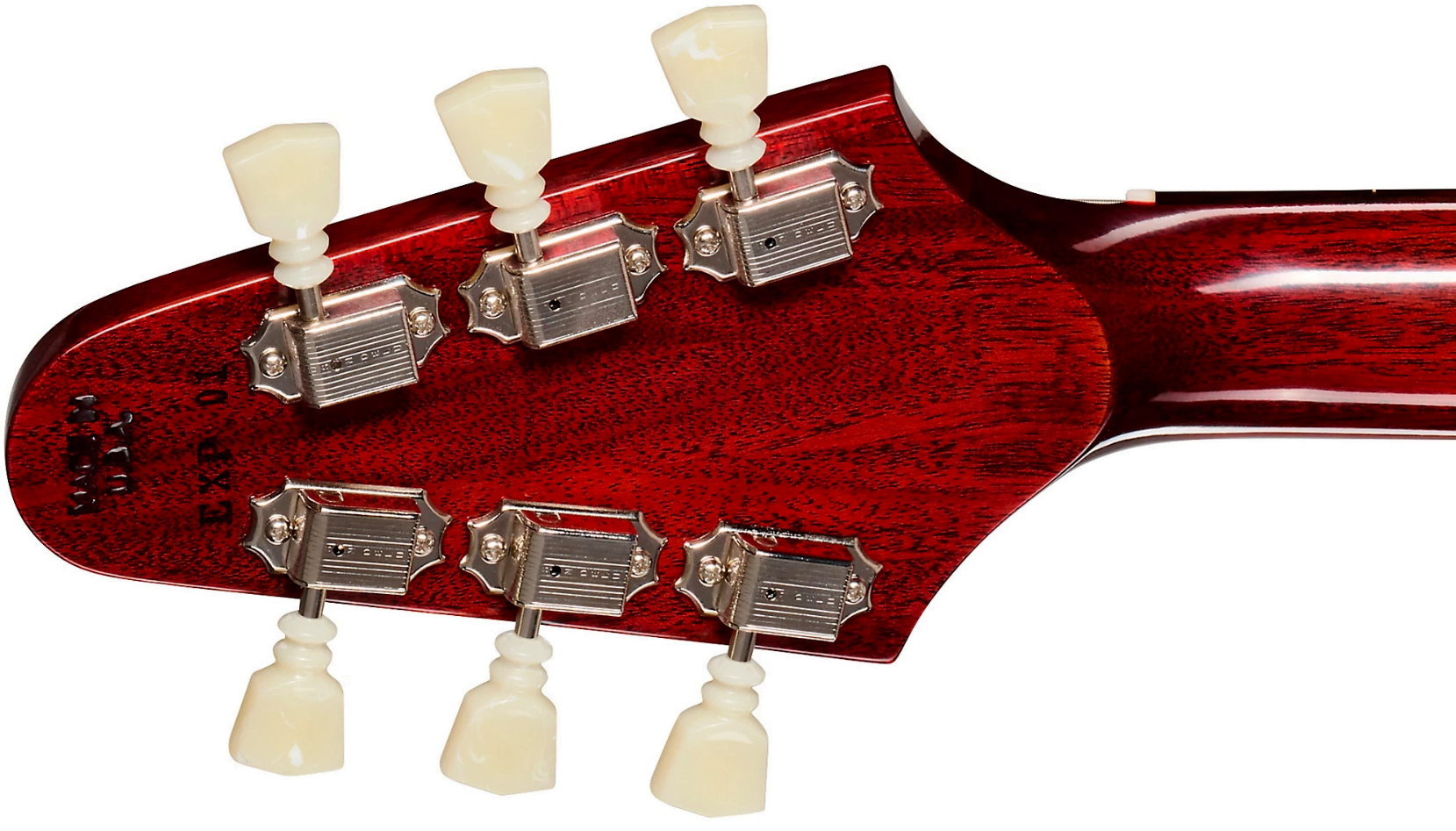 Gibson Custom Shop Flying V 1971 Reissue 2h Ht Rw - Medallion Cherry - Retro-Rock-E-Gitarre - Variation 6