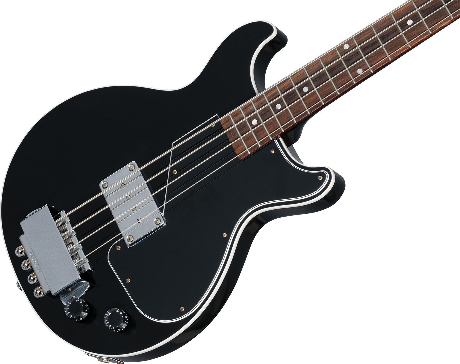 Gibson Custom Shop Gene Simmons Eb-0 Bass Ltd Signature Rw - Vos Ebony - Solidbody E-bass - Variation 3