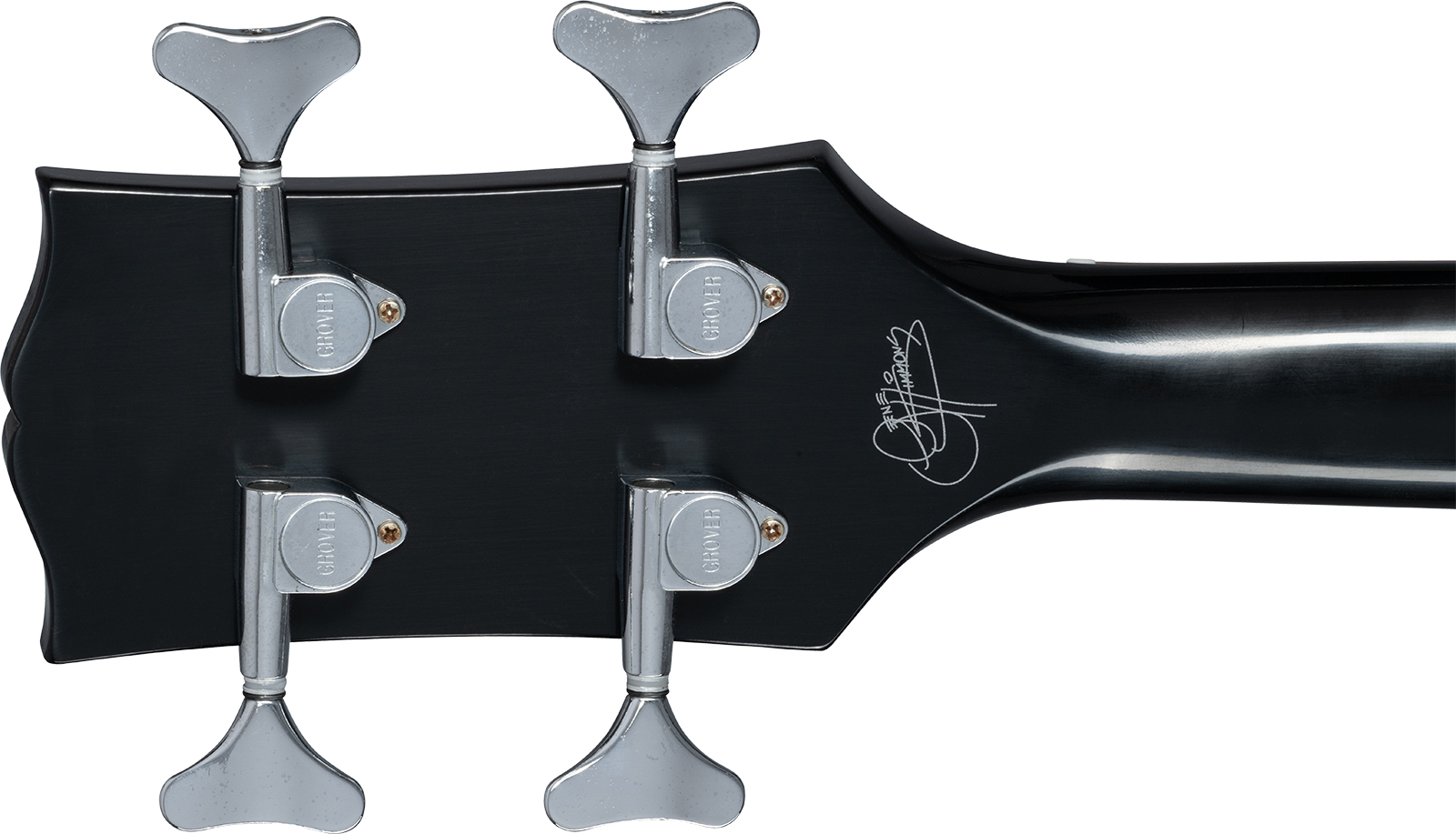 Gibson Custom Shop Gene Simmons Eb-0 Bass Ltd Signature Rw - Vos Ebony - Solidbody E-bass - Variation 4