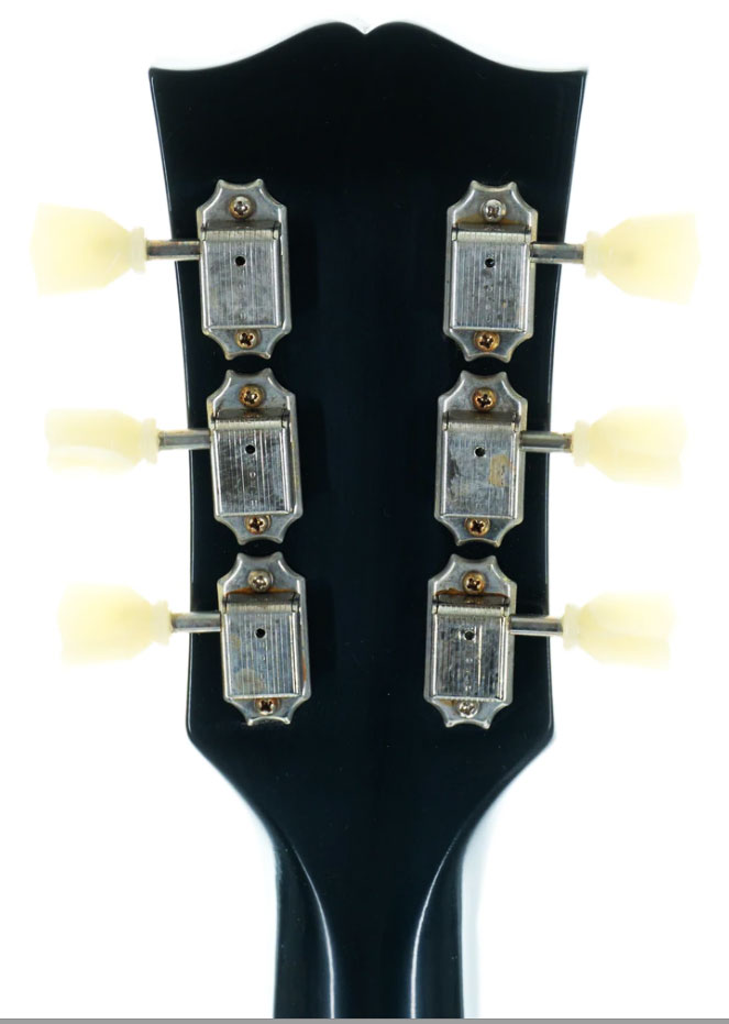 Gibson Custom Shop Historic Es-335 1959 Reissue 2h Ht Rw - Vos Ebony - Semi-Hollow E-Gitarre - Variation 3