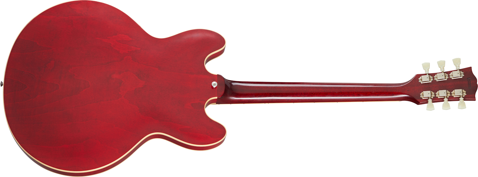 Gibson Custom Shop Historic Es-335 Reissue 1964 Lh Gaucher 2h Ht Rw - Vos Sixties Cherry - E-Gitarre für Linkshänder - Variation 1