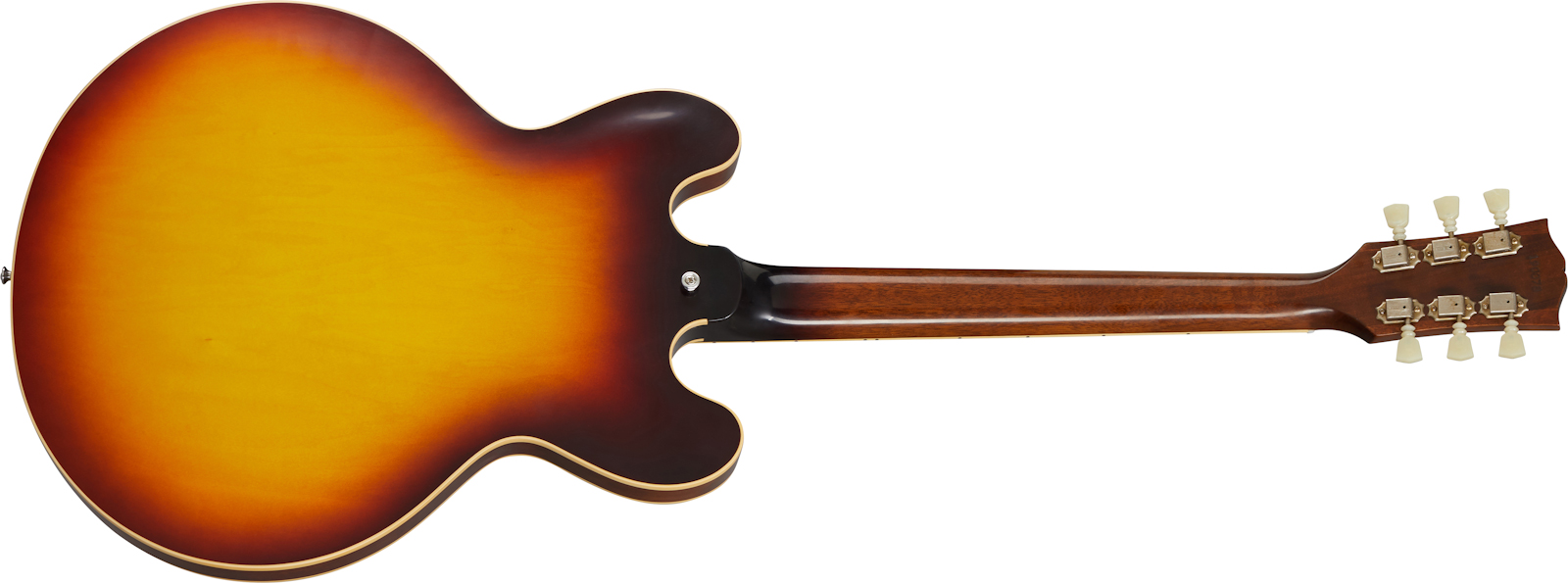 Gibson Custom Shop Historic Es335 Reissue 1961 2h Ht Rw - Vos Vintage Burst - Semi-Hollow E-Gitarre - Variation 1