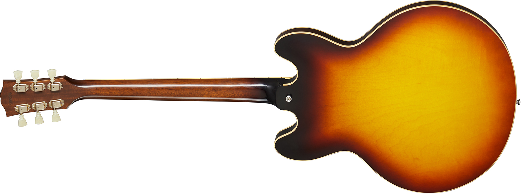 Gibson Custom Shop Historic Es-335 Reissue 1964 2h Ht Rw - Vos Vintage Burst - Semi-Hollow E-Gitarre - Variation 1
