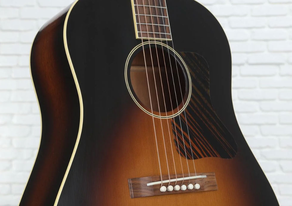 Gibson Custom Shop Historic Jumbo 1934 Dreadnought Epicea Acajou Rw - Vos Vintage Sunburst - Westerngitarre & electro - Variation 3