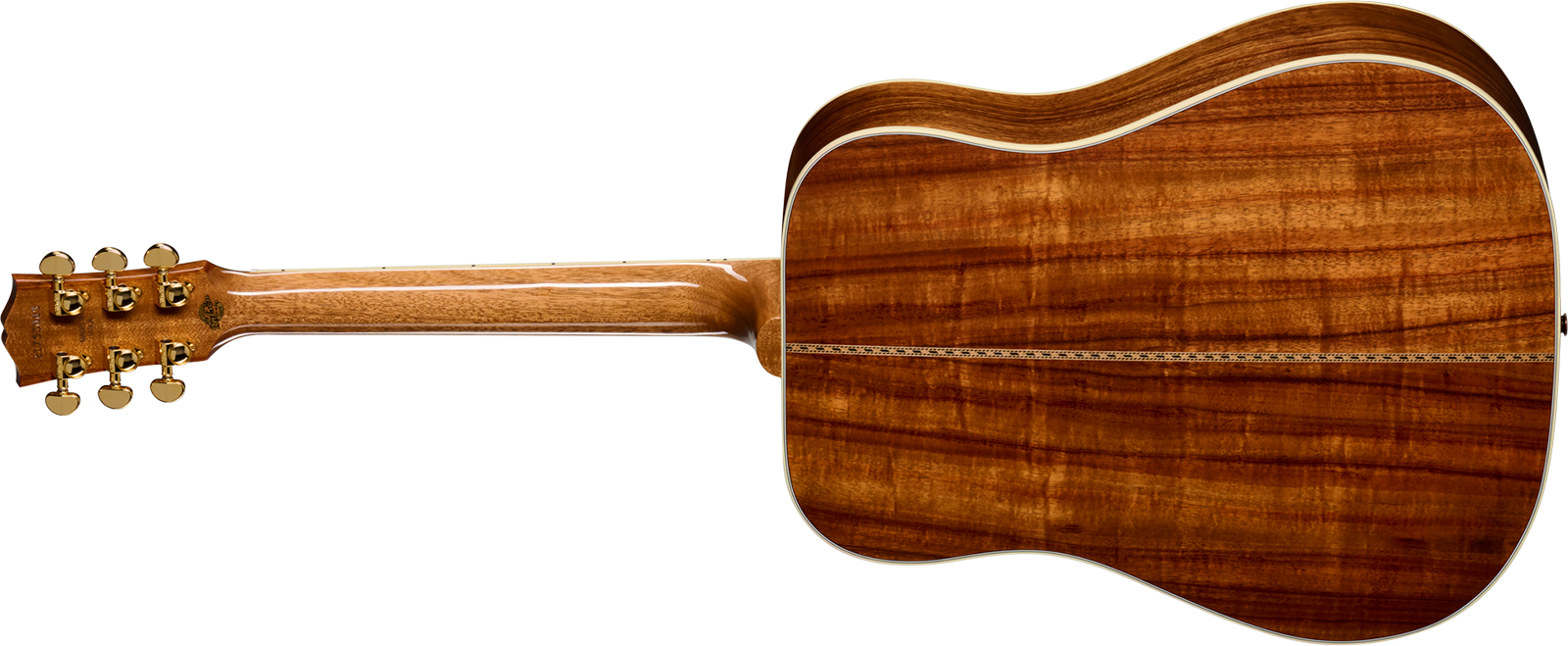 Gibson Custom Shop Hummingbird Elegant Koa Artisan Dreadnought Epicea Koa Rw - Honey Burst - Folk-Gitarre - Variation 1