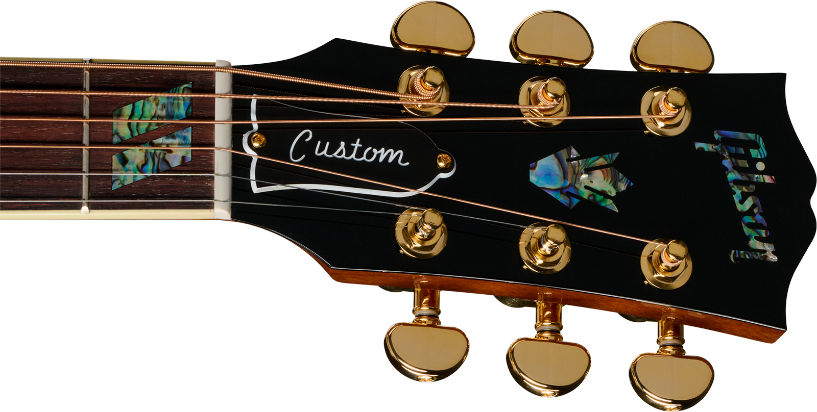Gibson Custom Shop Hummingbird Elegant Koa Artisan Dreadnought Epicea Koa Rw - Honey Burst - Folk-Gitarre - Variation 5