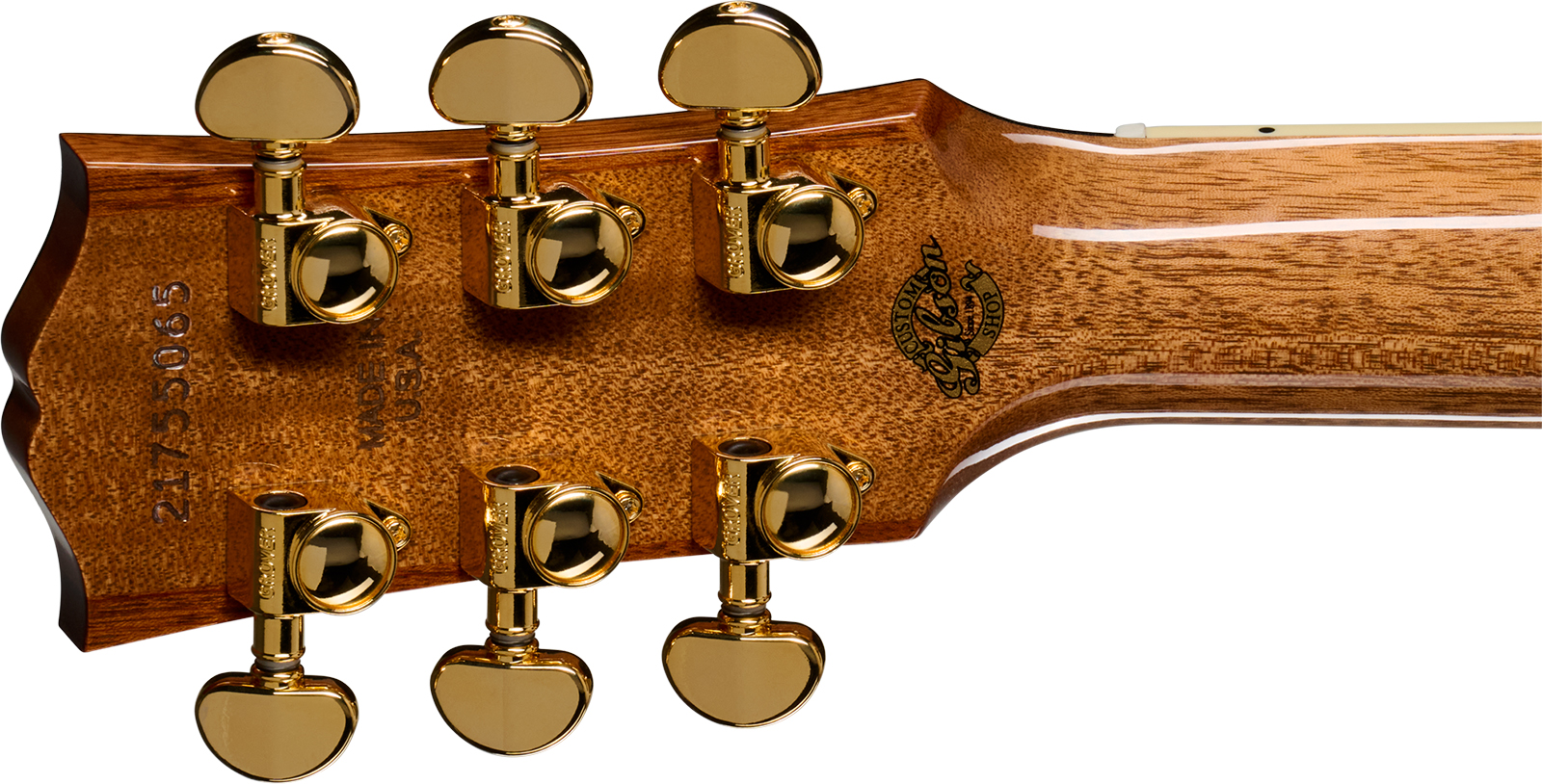 Gibson Custom Shop Hummingbird Elegant Koa Artisan Dreadnought Epicea Koa Rw - Honey Burst - Folk-Gitarre - Variation 6