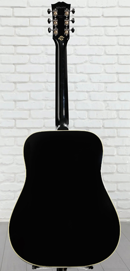 Gibson Custom Shop Hummingbird Torch Dreadnought Epicea Acajou Rw - Ebony - Folk-Gitarre - Variation 1