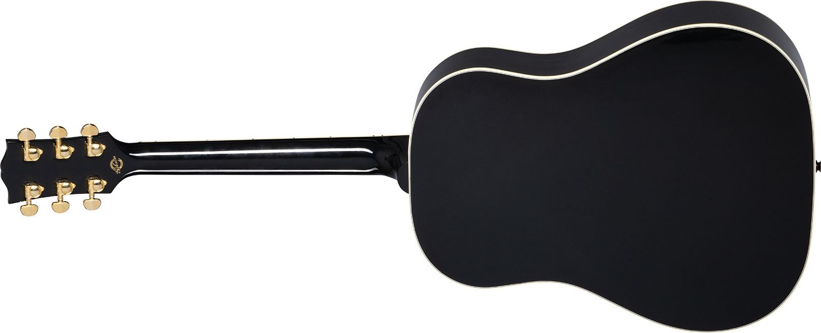 Gibson Custom Shop J-45 Custom Dreadnought Epicea Acajou Eb - Ebony - Westerngitarre & electro - Variation 1