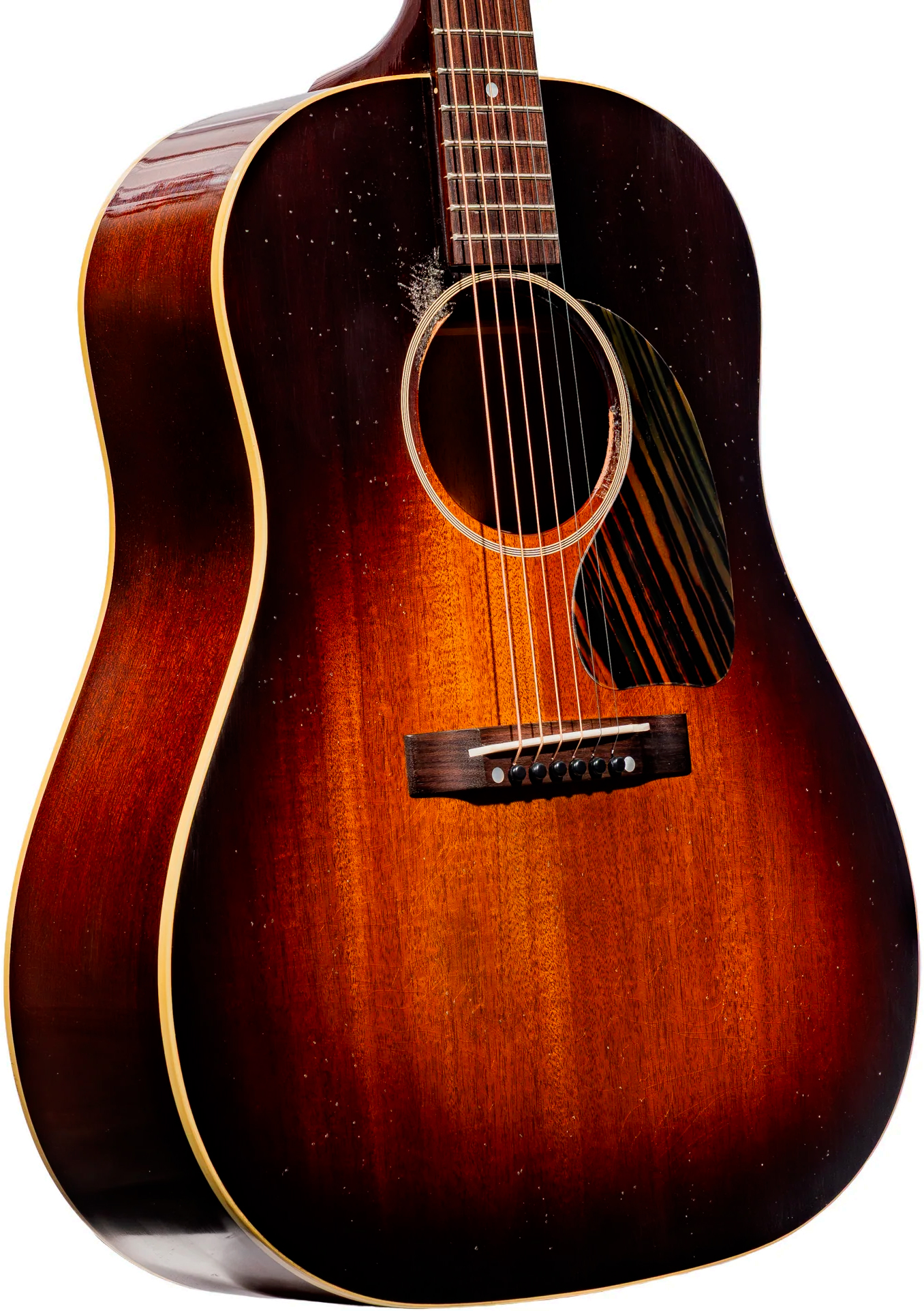 Gibson Custom Shop J45 1942 All Mahogany Greatest Hits Dreadnought Tout Acajou Rw - Murphy Lab Light Aged Vintage Sunburst - Folk-Gitarre - Variation 