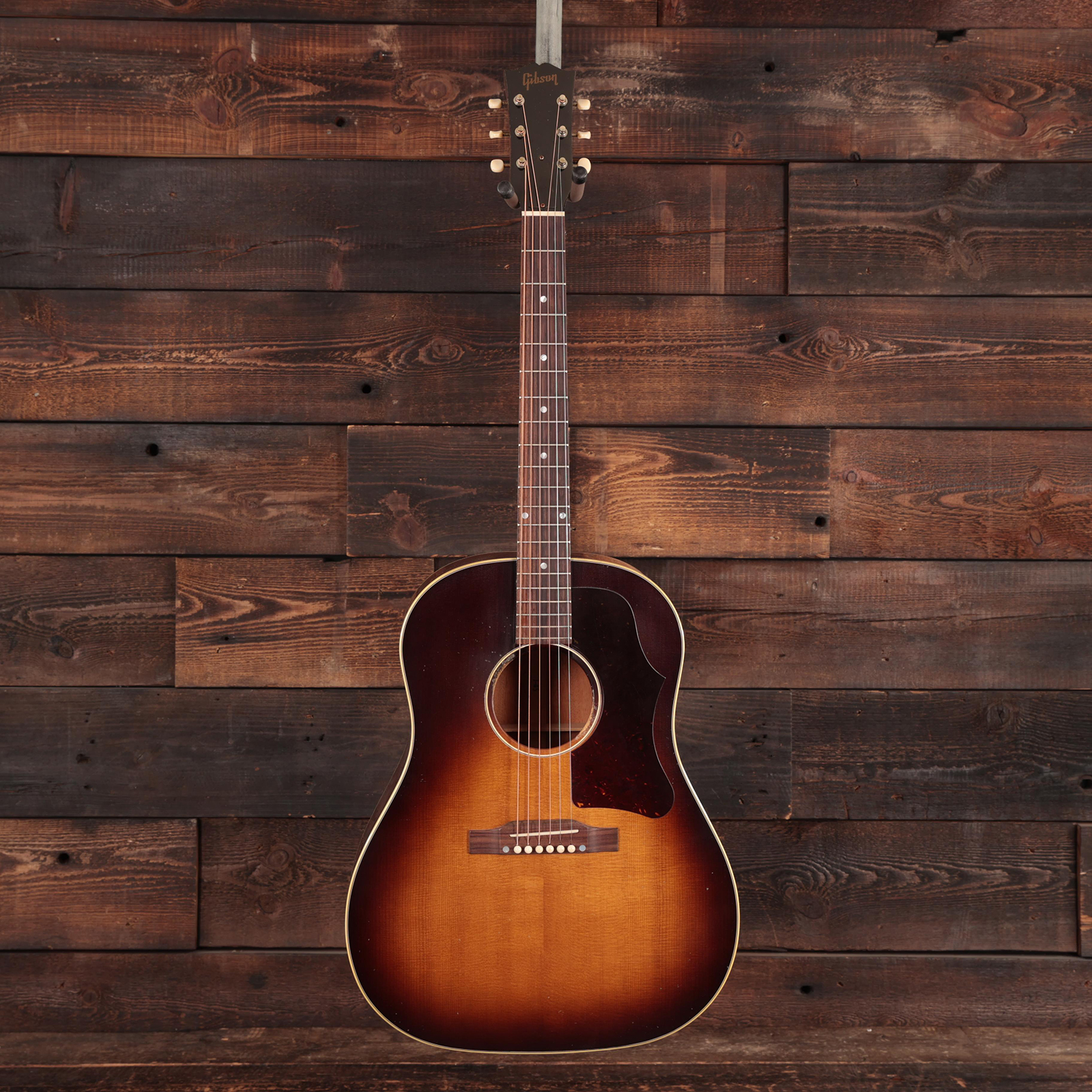 Gibson Custom Shop J45 1955 Dreadnought Epicea Acajou Rw - Murphy Lab Light Aged Vintage Sunburst - Folk-Gitarre - Variation 4