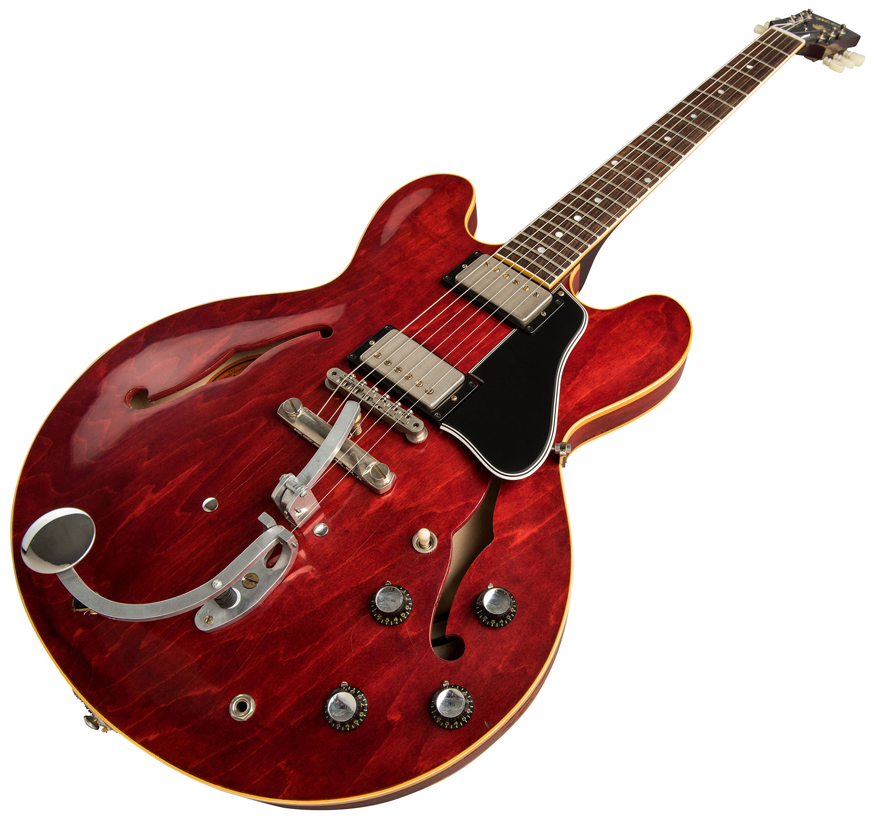 Gibson Custom Shop Jerry Kennedy Es-335 1961 Pretty Woman 2019 Ltd 2h Ht Rw - Aged Faded Cherry - Signature-E-Gitarre - Variation 2