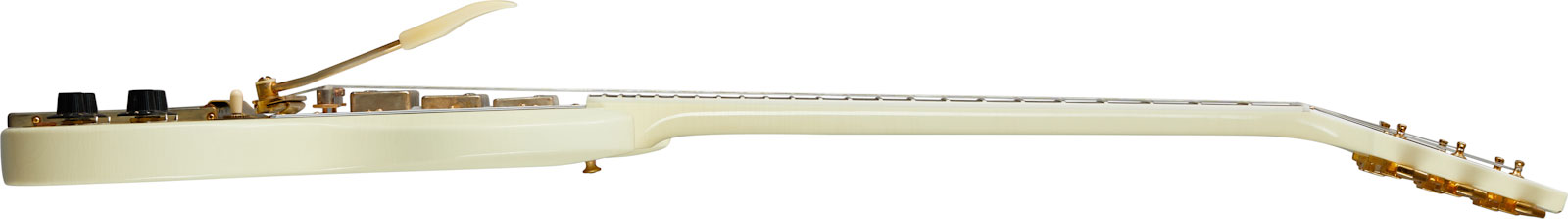 Gibson Custom Shop Jimi Hendrix Sg Custom 1967 Signature Hhh Trem Eb - Aged Polaris White - Single-Cut-E-Gitarre - Variation 2
