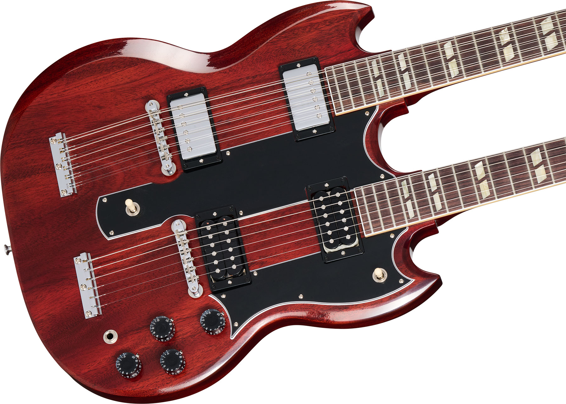 Gibson Custom Shop Jimmy Page Eds1275 Doubleneck 1969 Signature 2s Ht Rw - Vos '69 Cherry - Doppelhals E-Gitarre - Variation 3