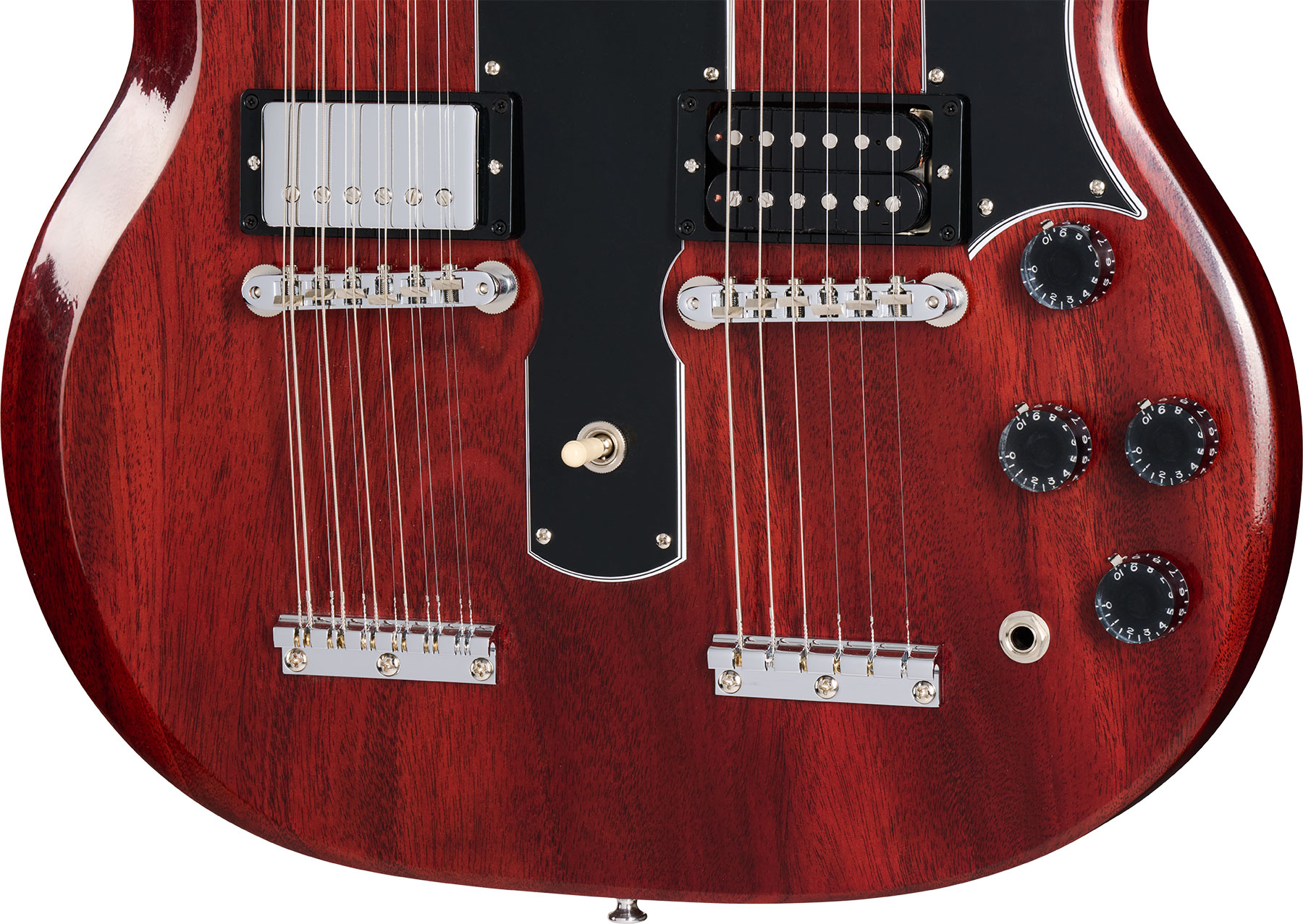 Gibson Custom Shop Jimmy Page Eds1275 Doubleneck 1969 Signature 2s Ht Rw - Vos '69 Cherry - Doppelhals E-Gitarre - Variation 4