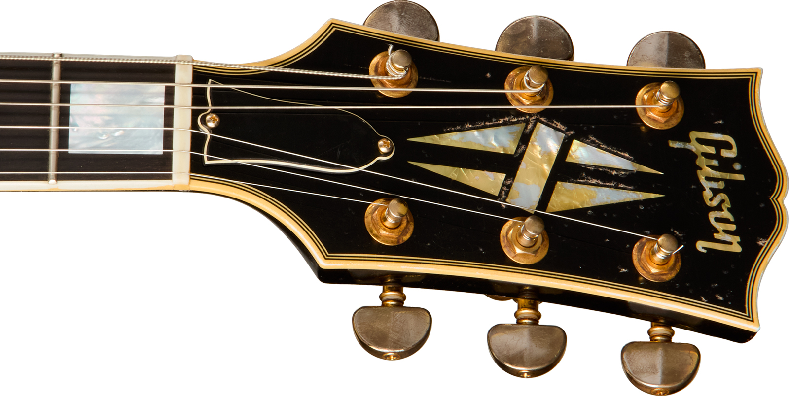 Gibson Custom Shop Keith Richards Es355 1960 Bigsby Collectors Ed. Signed Signature 2h Trem Eb #krsl131 - Murphy Lab Aged Ebony - Semi-Hollow E-Gitarr