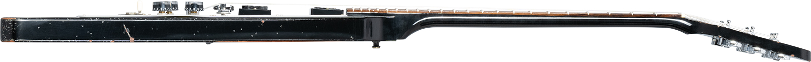 Gibson Custom Shop Kirk Hammett Flying V 1979 2h Ht Rw - Murphy Lab Aged Ebony - E-Gitarre aus Metall - Variation 3