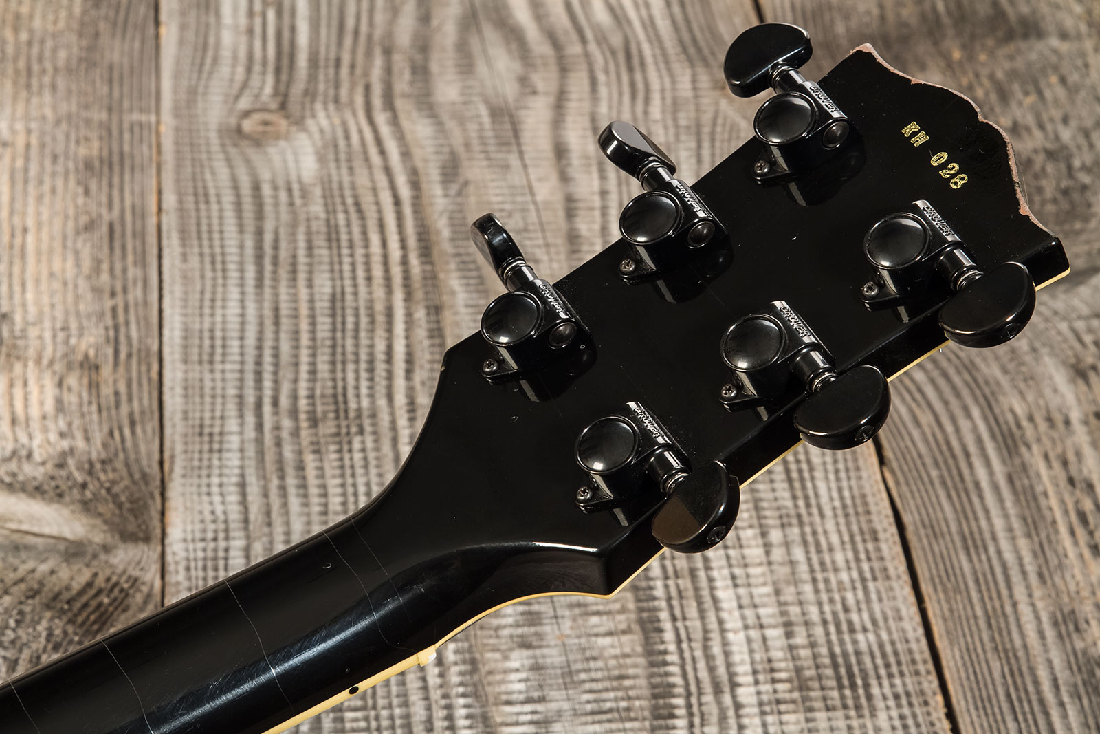 Gibson Custom Shop Kirk Hammett Les Paul Custom 1989 2h Ht Eb #kh009 - Murphy Lab Aged Ebony - Signature-E-Gitarre - Variation 12