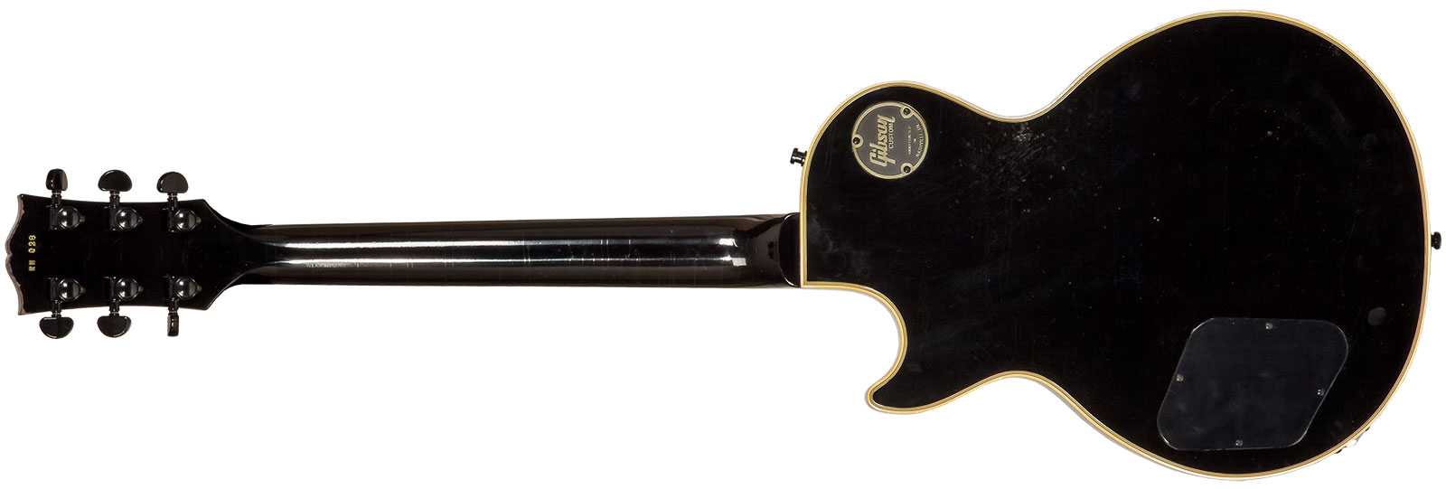 Gibson Custom Shop Kirk Hammett Les Paul Custom 1989 2h Ht Eb #kh009 - Murphy Lab Aged Ebony - Signature-E-Gitarre - Variation 4