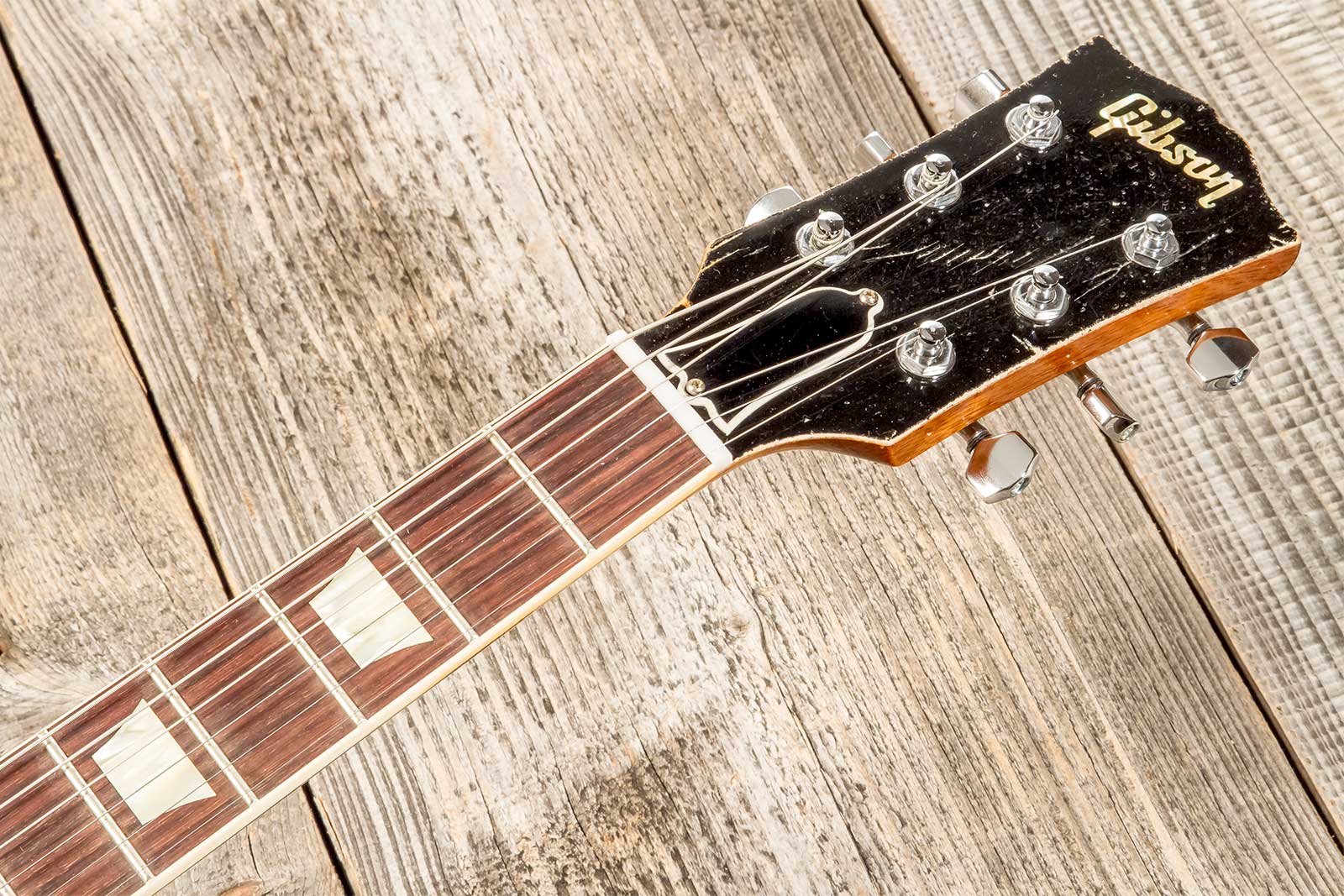 Gibson Custom Shop Kirk Hammett Les Paul Standard Greeny 2h Ht Rw #933631 - Murphy Lab Aged Greeny Burst - Single-Cut-E-Gitarre - Variation 12