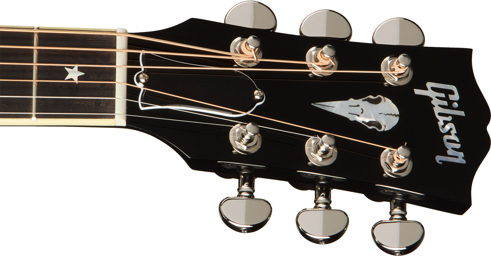 Gibson Custom Shop Kirk Hammett Raven Ltd Signature Epicea Acajou Eb - Emb 28/10 - Ebony - Folk-Gitarre - Variation 4