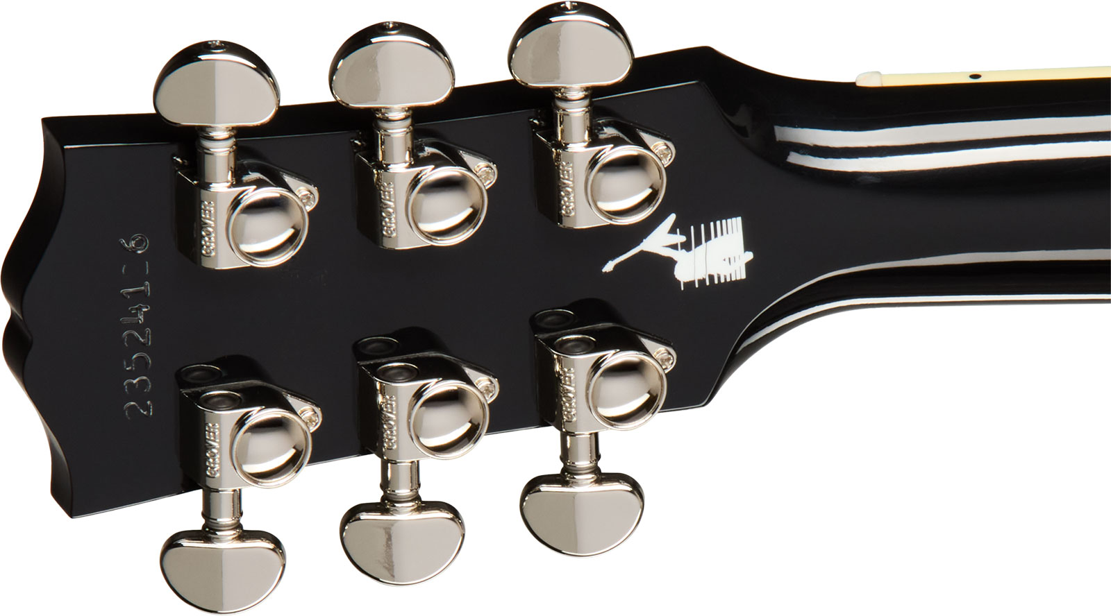 Gibson Custom Shop Kirk Hammett Raven Ltd Signature Epicea Acajou Eb - Emb 28/10 - Ebony - Folk-Gitarre - Variation 5