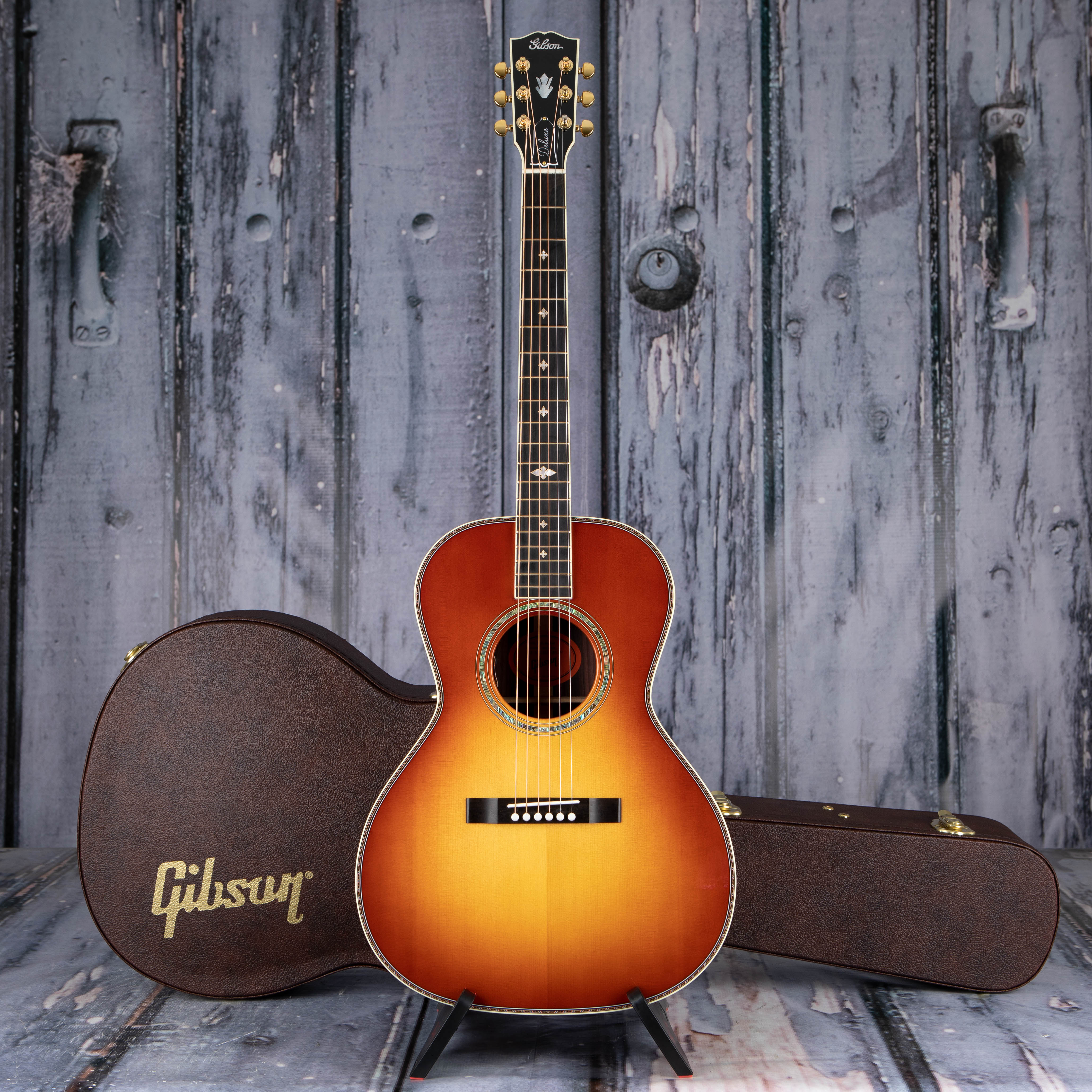 Gibson Custom Shop L-00 Deluxe Epicea Palissandre Eb - Rosewood Burst - Westerngitarre & electro - Variation 3