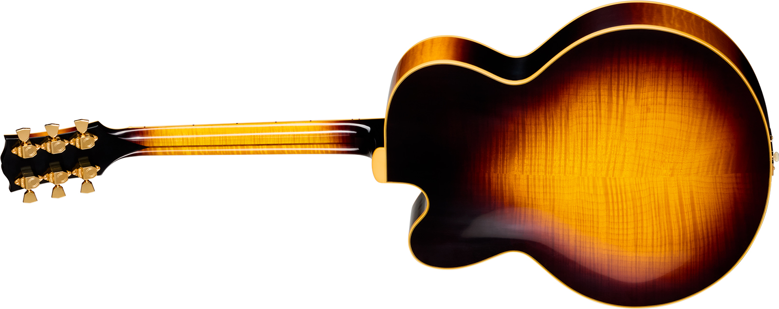 Gibson Custom Shop L5 Ces 1957 Reissue 2h Ht Eb - Vos Vintage Sunburst - Hollowbody E-Gitarre - Variation 1
