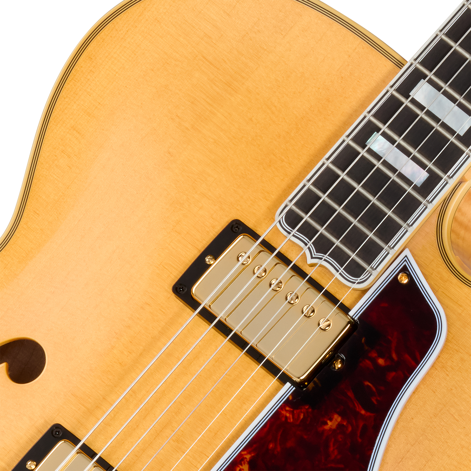 Gibson Custom Shop L5 Ces 1957 Reissue 2h Ht Eb - Vos Antique Natural - Hollowbody E-Gitarre - Variation 2