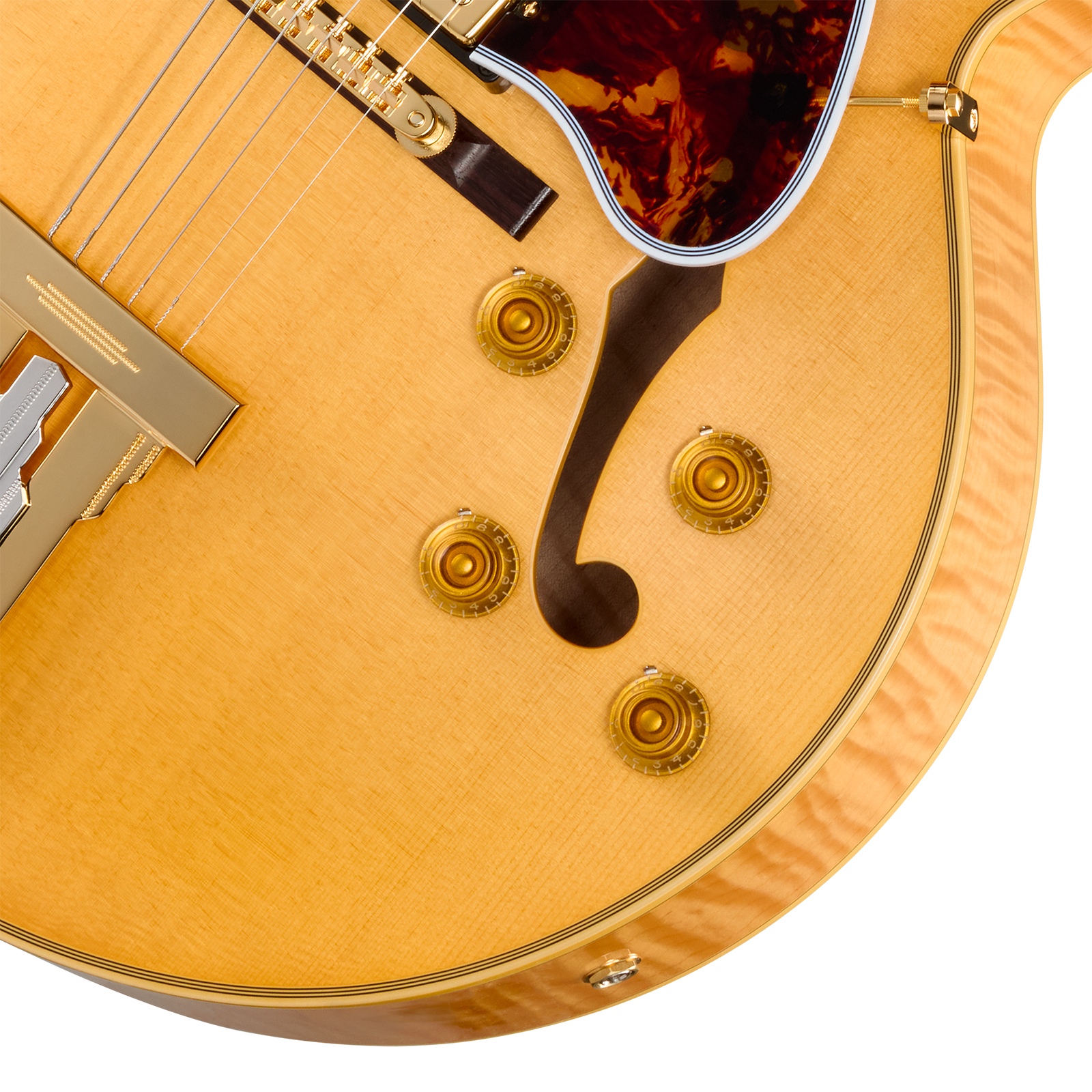Gibson Custom Shop L5 Ces 1957 Reissue 2h Ht Eb - Vos Antique Natural - Hollowbody E-Gitarre - Variation 3