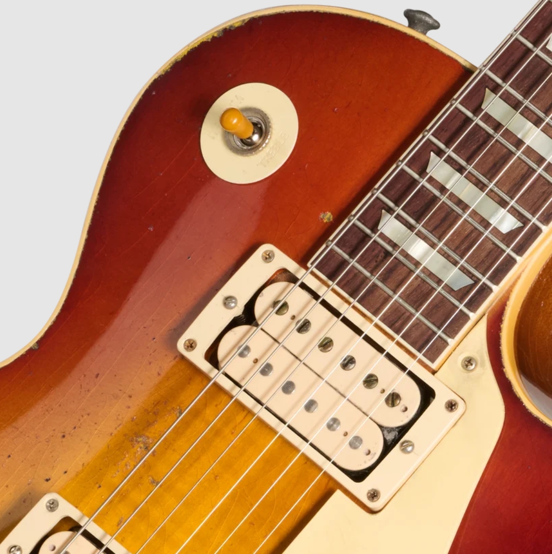 Gibson Custom Shop Les Paul 1957 Reissue Le Ltd 2h Ht Rw - Murphy Lab Ultra Heavy Aged Refin Burst - Single-Cut-E-Gitarre - Variation 1