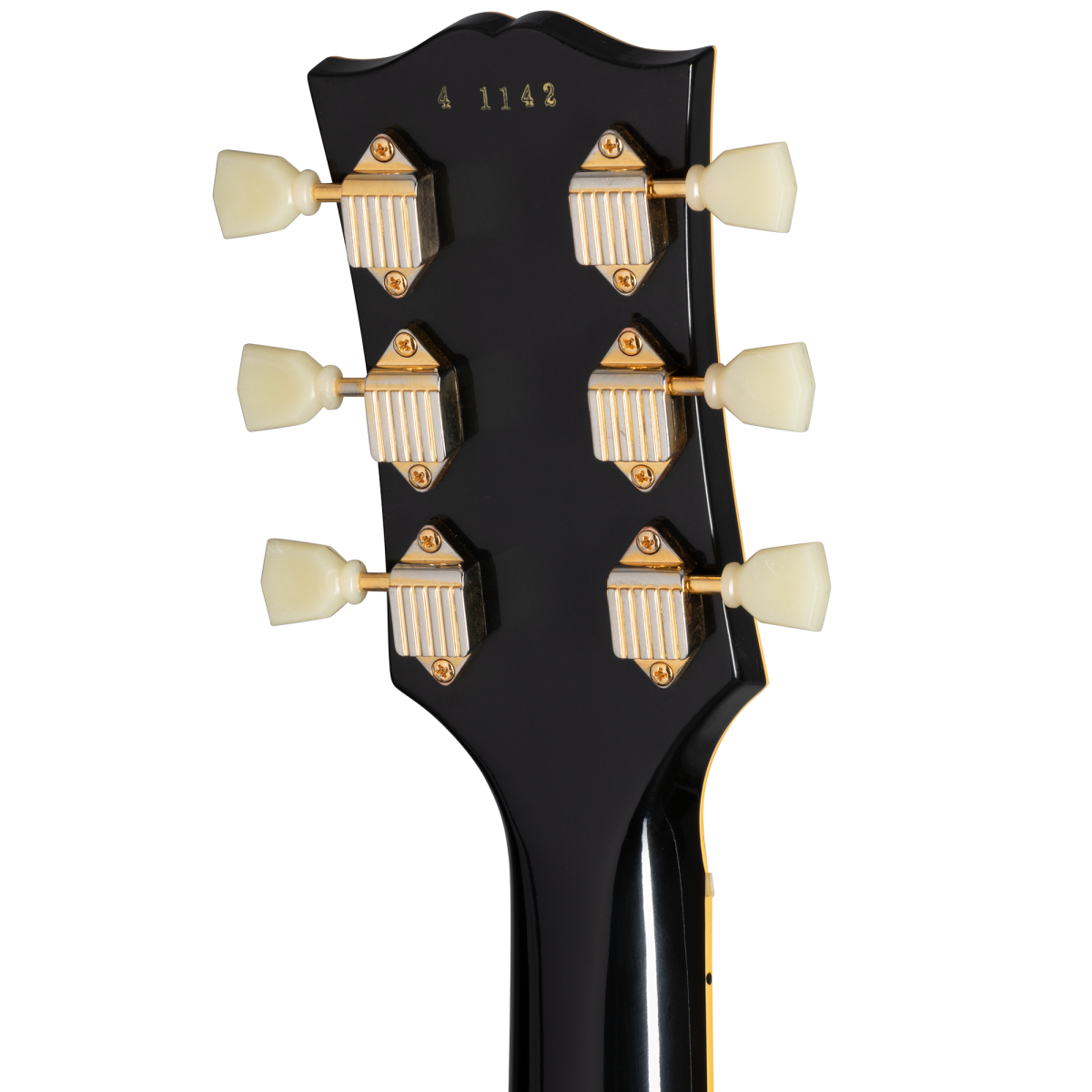 Gibson Custom Shop Les Paul Custom 1954 Black Beauty 2h Ht Rw - Vos Ebony - Single-Cut-E-Gitarre - Variation 5