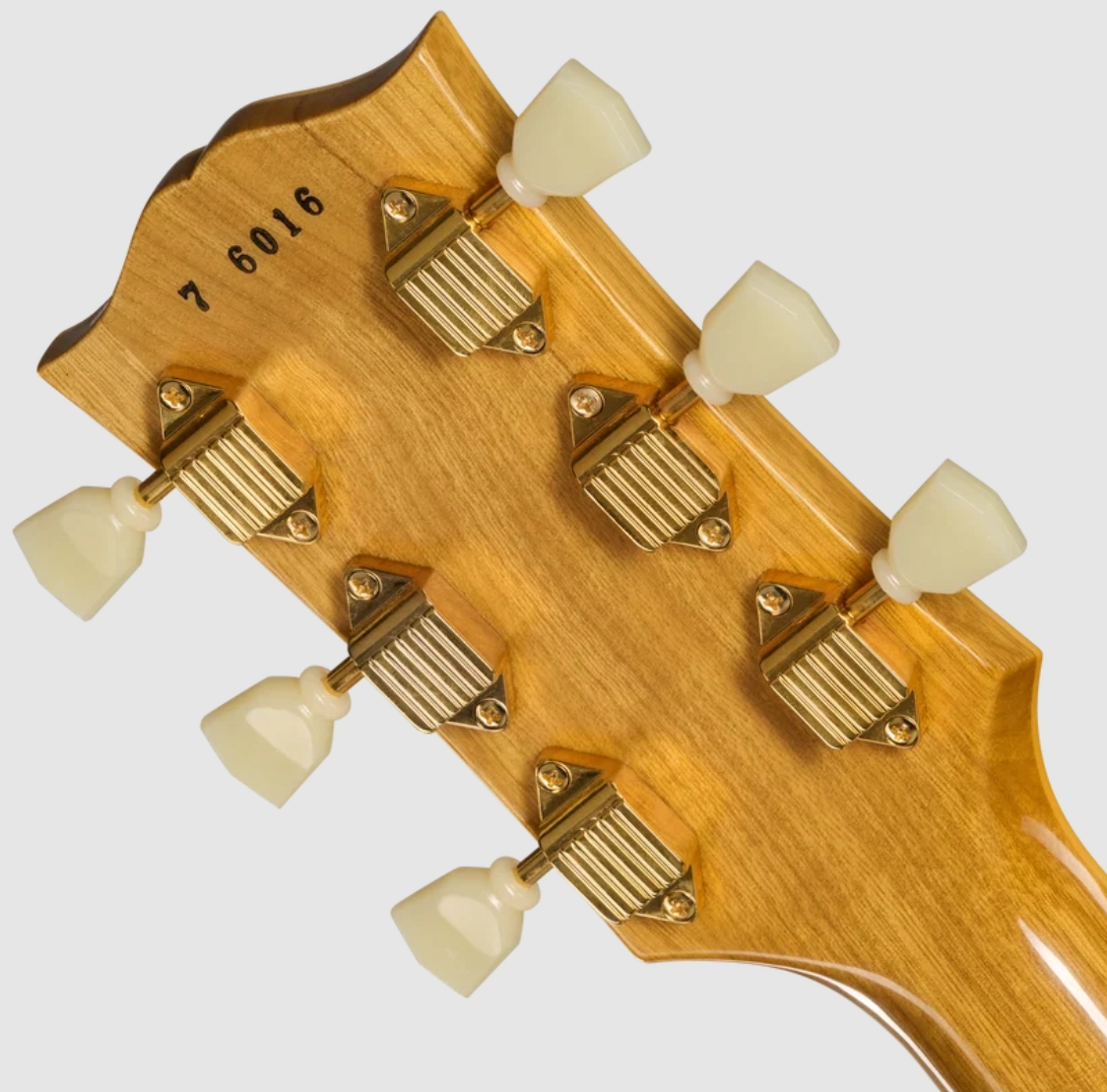 Gibson Custom Shop Les Paul Custom 1957 Korina Le Ltd 2h Ht Eb - Vos Antique Natural - Single-Cut-E-Gitarre - Variation 7