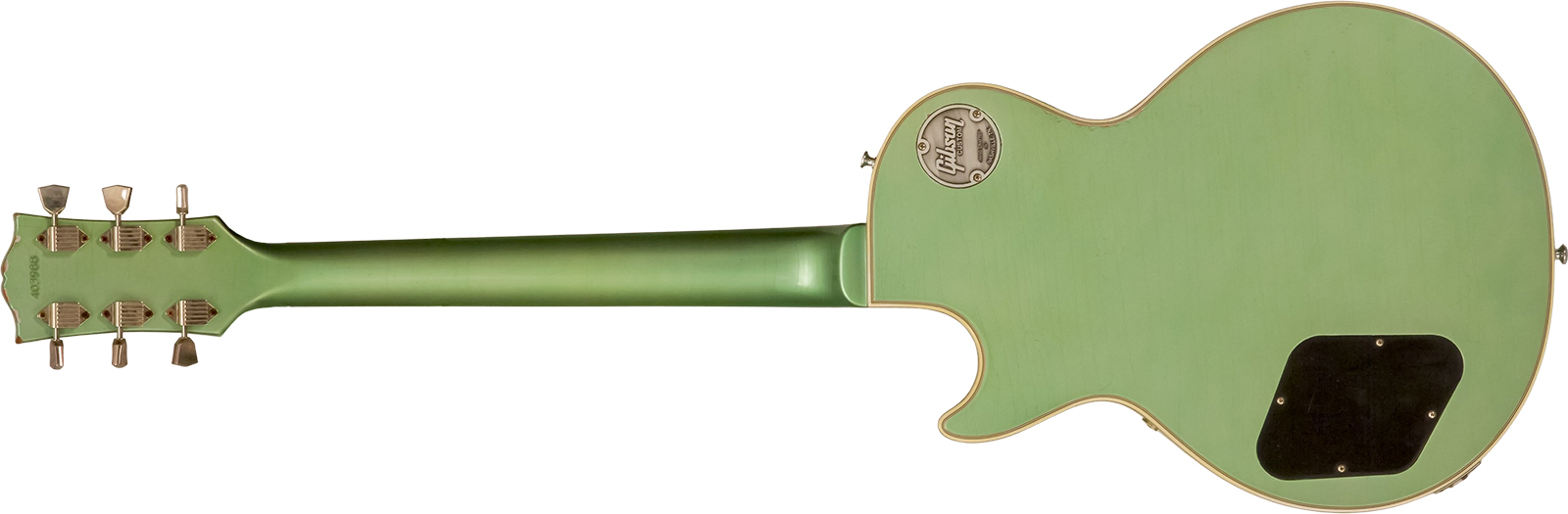 Gibson Custom Shop Les Paul Custom 1968 Reissue 2h Ht Eb - Murphy Lab Light Aging Jade Green - Single-Cut-E-Gitarre - Variation 14