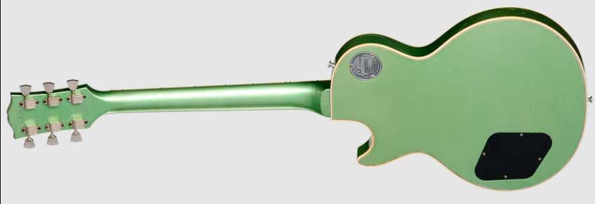 Gibson Custom Shop Les Paul Custom 1968 Reissue 2h Ht Eb - Murphy Lab Aged Jade Green - Single-Cut-E-Gitarre - Variation 2